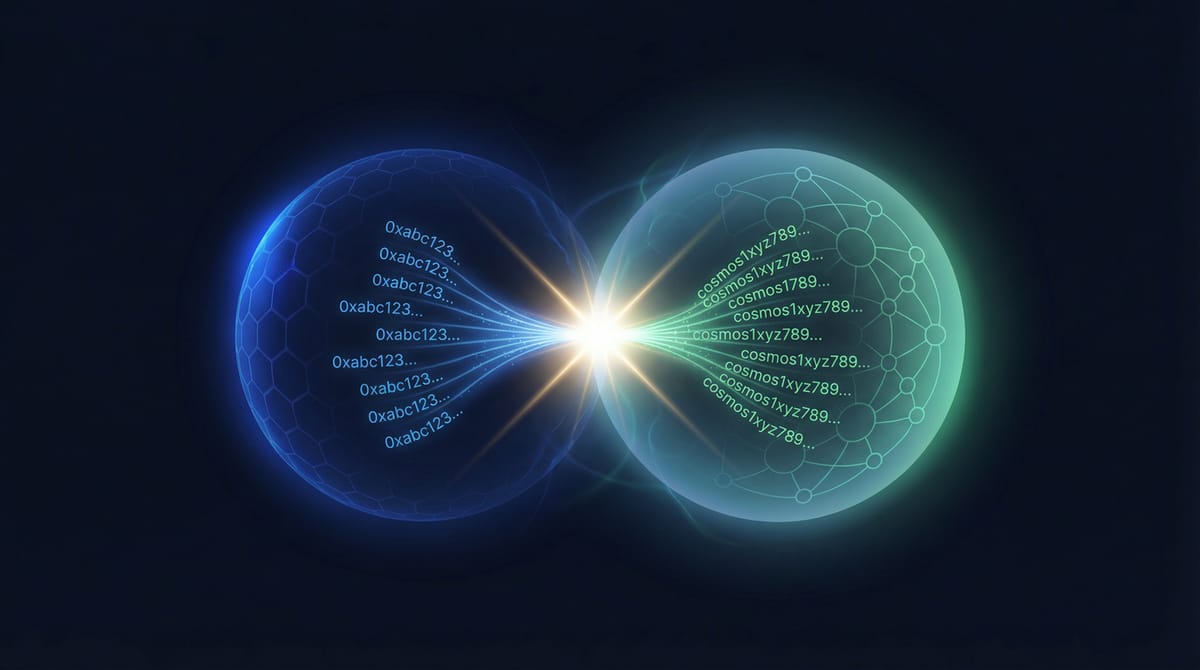 Gleec Goes EVM: One Account, Two Addresses